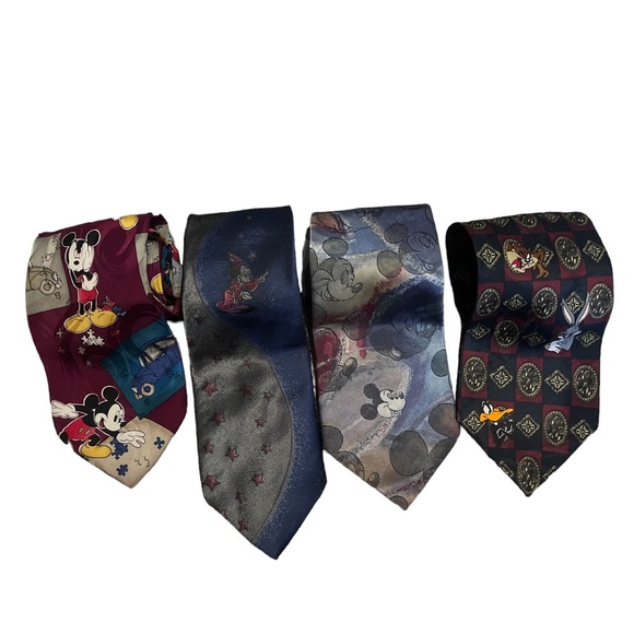 Vintage Mickey Mouse & Looney Tuney Ties - Picture 2 of 2